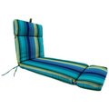 Jordan Jordan 9552PK1-5135D 22 x 72 x 4 in. Outdoor Chaise Cushion in Islip Teal 9552PK1-5135D